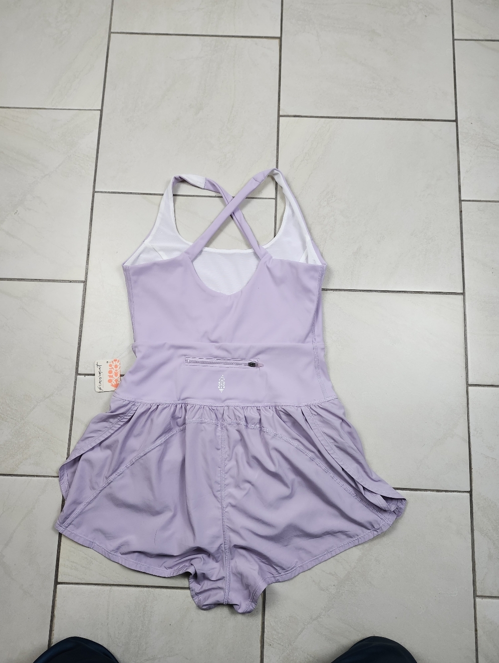 Free people women's Righteous Runsie OB1227782 iris mauve romper small 4-6 - Picture 6 of 17